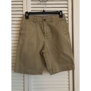 Lands End boys khaki shorts